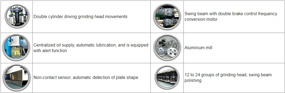 Automatic Stone Special Line and Granite Polishing Machine Marble Polishing Machine Price 20 Heads