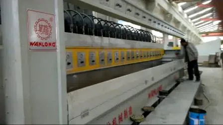Línea automática de mármol y granito de alta capacidad cabezas de la máquina pulidora 16